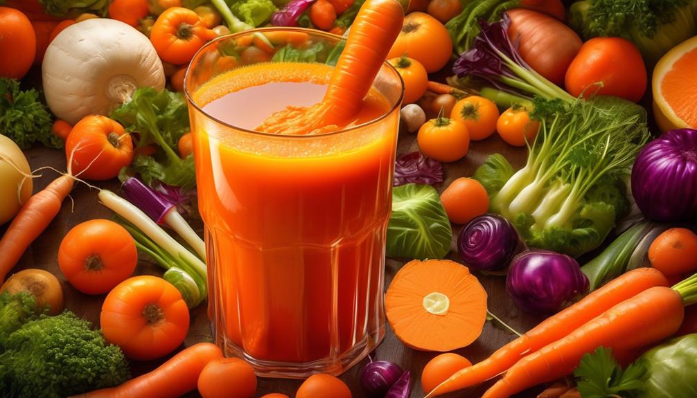 beneficios del jugo de zanahoria